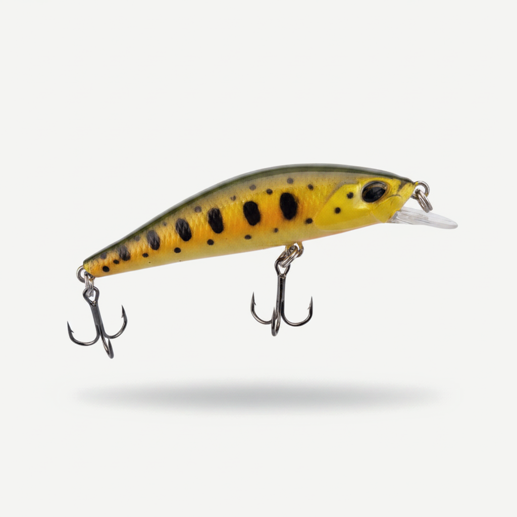 TSUYOKI 50mm 4g Sinking Minnow Stream Fishing Lure Artificial Wobbler Bait for Trout Bass Duo Spearhead Ryuki 50S Fishin