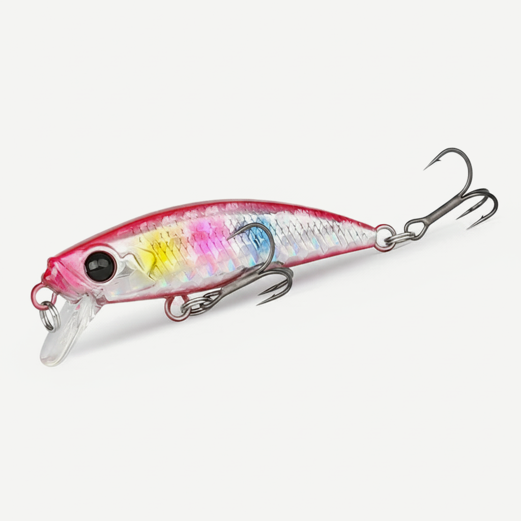 TSURINOYA 46S Sinking Minnow Fishing Lure Intruder 46mm 5g Artificial Trout Ajing Stream Lake Jerkbait Rockfishing Hard 