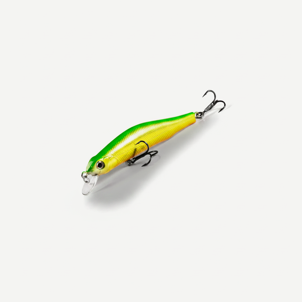 BEARKING 80mm Minnow Hard Bait - Jerkbait for Bass