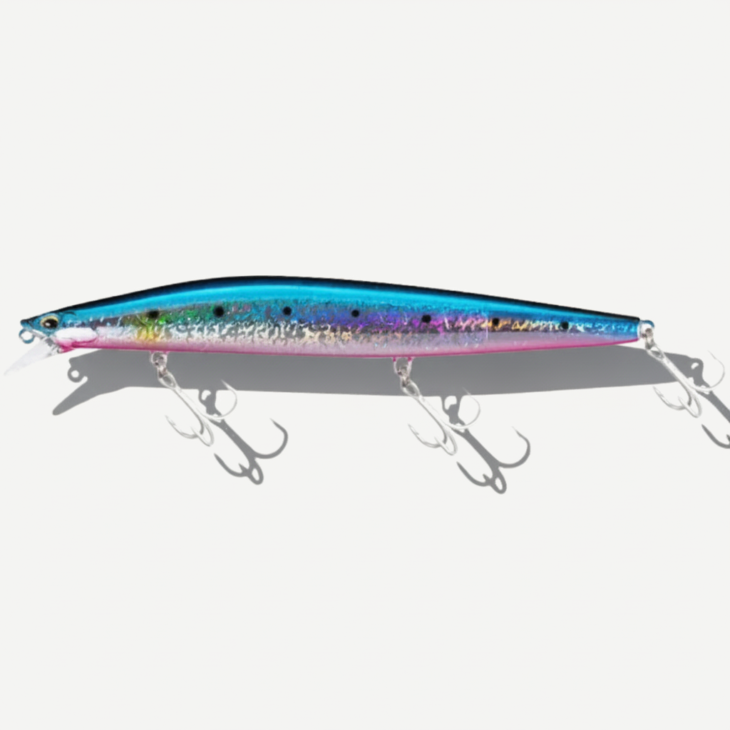 TSUYOKI Sinking Minnow Fishing Lures Black Bass Pike Artificial Tungsten Jerkbait Wobbler Silent Assassin 140S DW92 140m