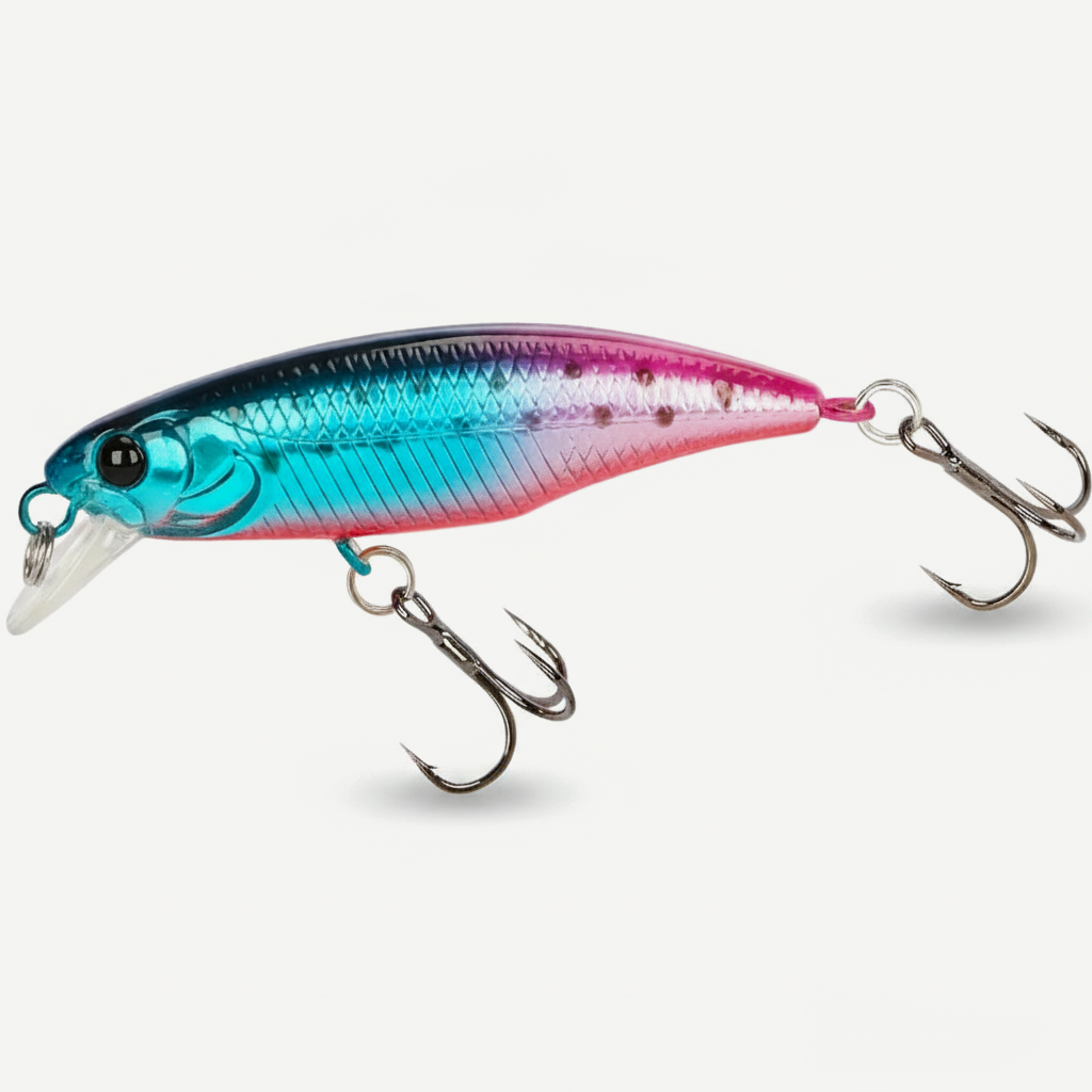 TSURINOYA Fishing Lure DW69 Sinking Minnow Hard Bait 48S 48mm 3.3g Fishing Wobblers Jerkbait Bass Trout Lure Swimbait