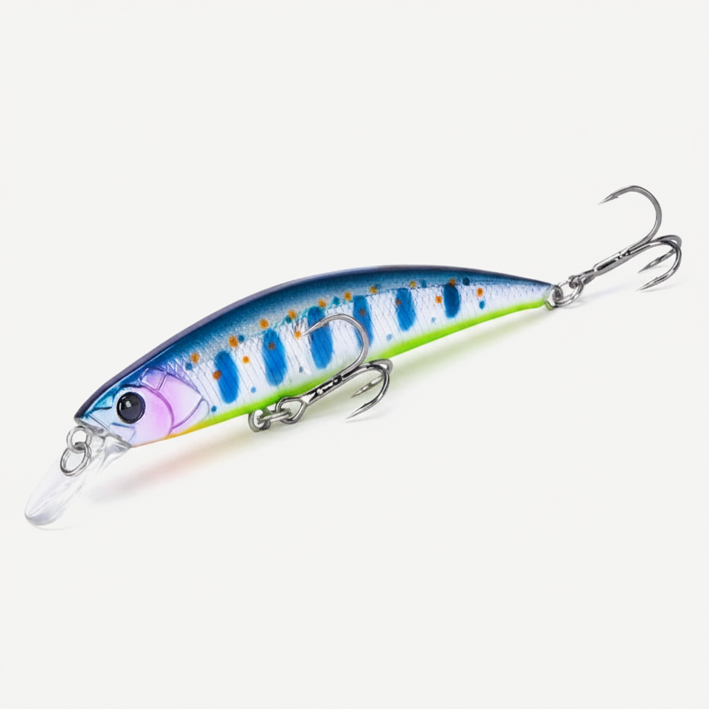 TSURINOYA 80S 12g Sinking Minnow Fishing Lure DW96 8cm Large Trout Pike Rockfish Hard Bait Jerkbait Freshwater Saltwater