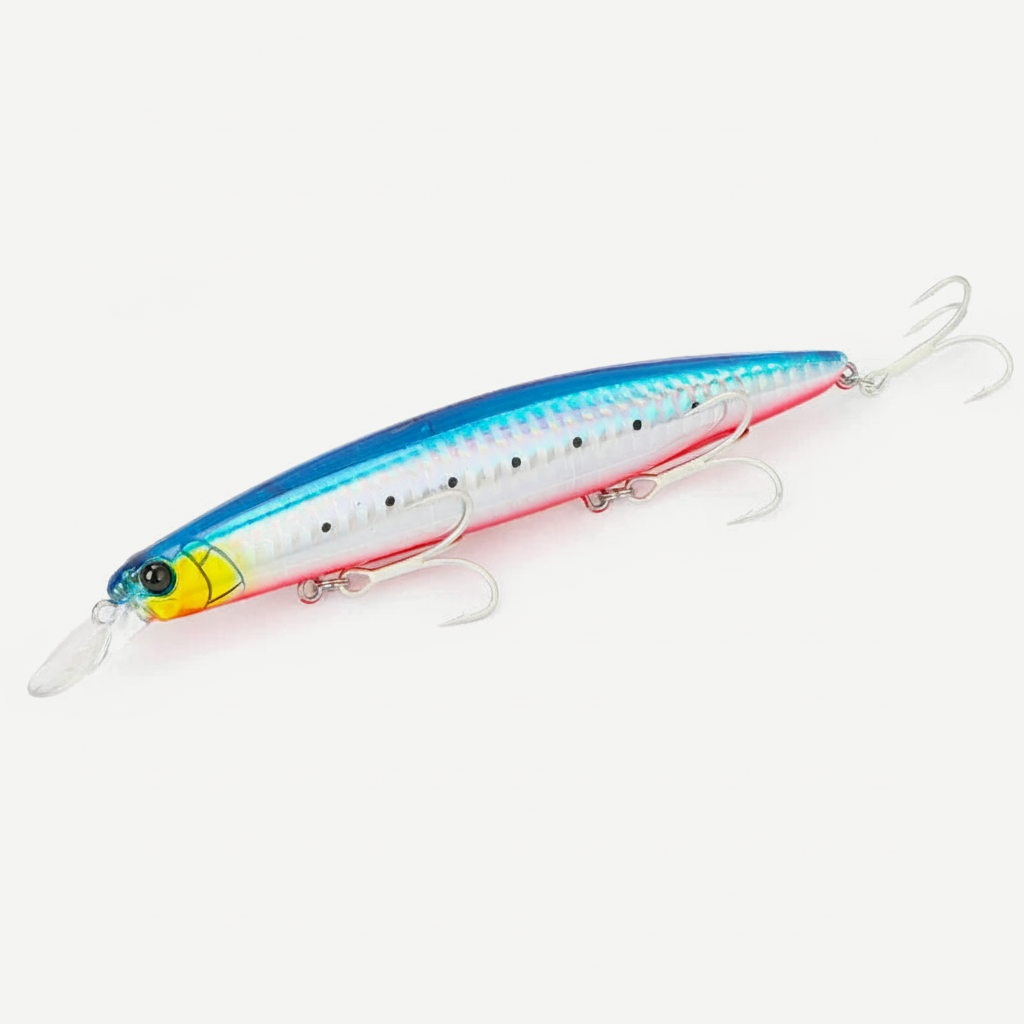 TSURINOYA 130S Sinking Minnow Fishing Lure SCOUT 130mm 24g Long Casting Seabass Flounder Artificial Large Sea Fishing Ha