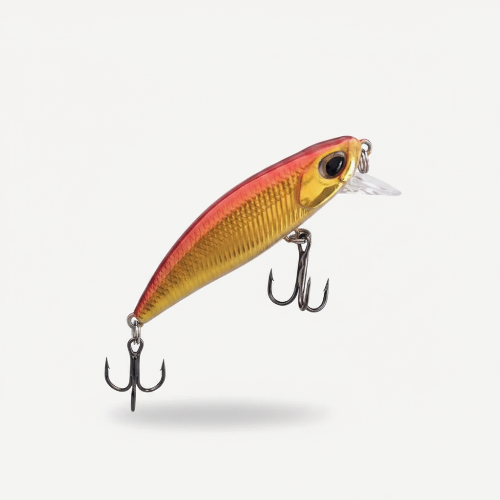 TSUYOKI Sinking Minnow Stream Lure 46mm 5g Jerkbaits Wobbler Bait for Rainbow Trout Bass Duo Spearhead Ryuki 46 Fishing 