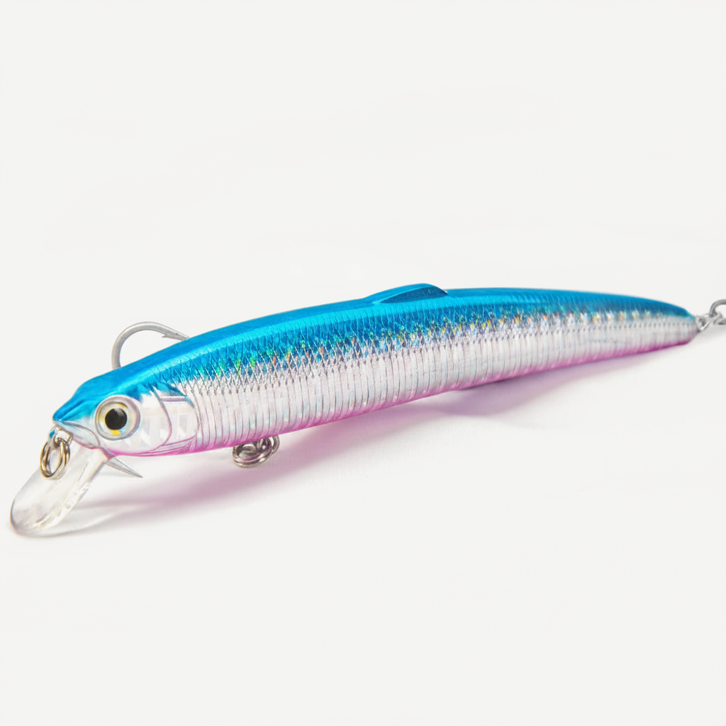 Hunthouse Saruna Minnow Fishing Lure 90&125&147mm Floating Jerkbait Hard Minnow Bait For Seabass Artificial Jerk Baits L