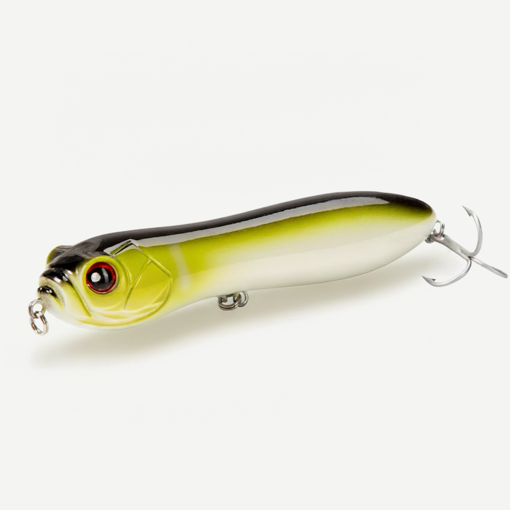 Hunthouse Pencil Fishing Lure Crazy Surface Tractor Topwater Hard Bait 130/110mm 32/21g Big Rattle Ball Loud Sound For P