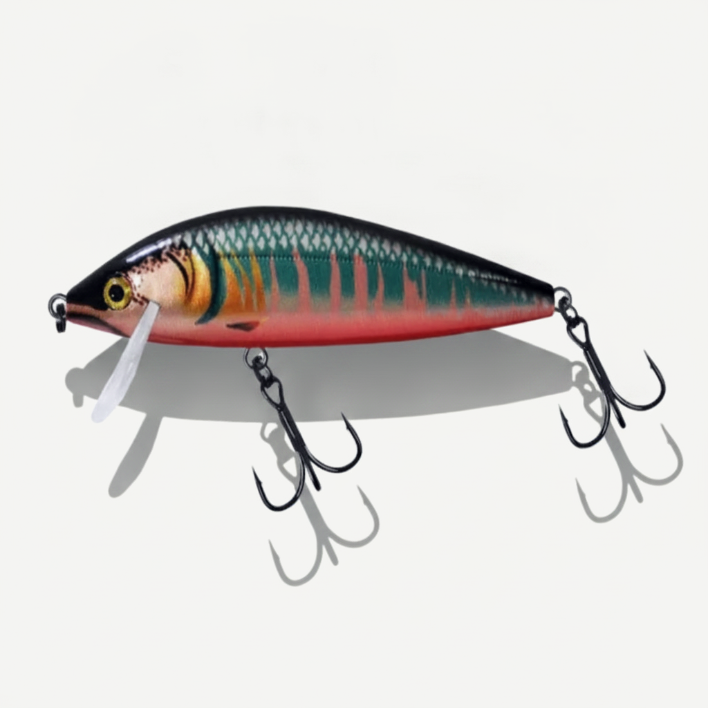 TSUYOKI Jerkbait Wobbler Stream Bait 5cm 5g Sinking Minnow Lure for Fishing Perch Brown Trout Countdown Elite CDE50 Pesc