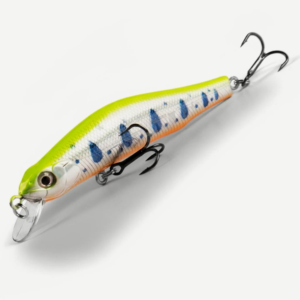 Bearking 80mm Minnow Crankbait with Magnetic Weight Transfer