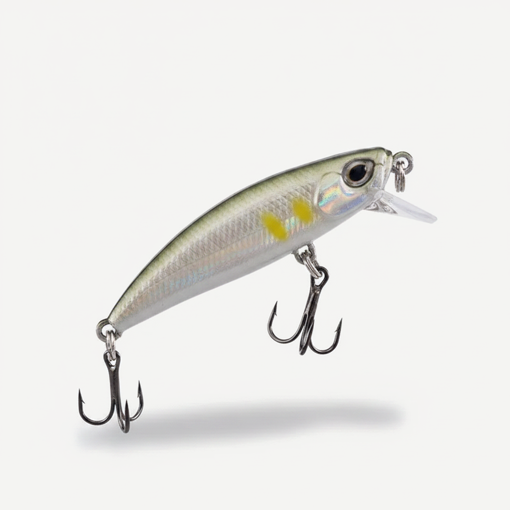 TSUYOKI Sinking Minnow Stream Lure 46mm 5g Jerkbaits Wobbler Bait for Rainbow Trout Bass Duo Spearhead Ryuki 46 Fishing 