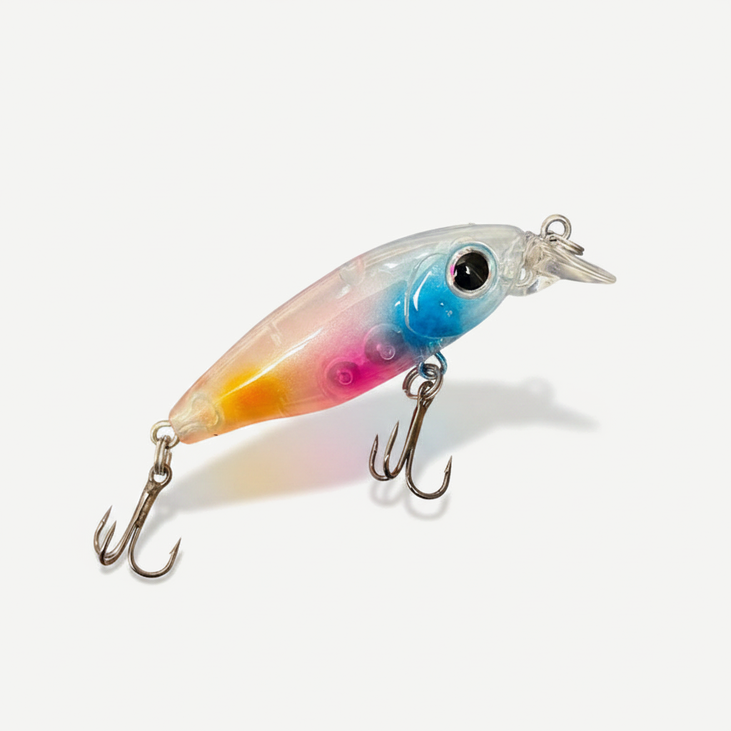 TSUYOKI 45mm 4g Floating Mini Minnow Fishing Lures Smith Artificial Baits for Pesca Bass Sunfish Gunship 45F Fishing Acc