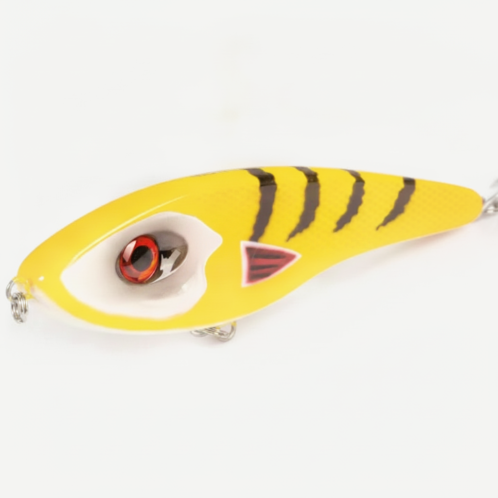Hunthouse Musky Buster Jerkbait Fishing Lures 115mm 32g Vib Bait Slow Sinking Jerkbaits Fishing Tackle For Sea Bass Pike