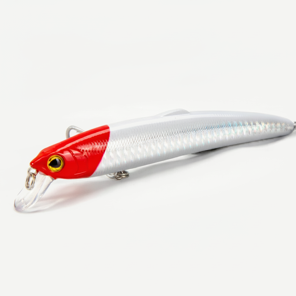 Hunthouse Saruna Minnow Fishing Lure 90&125&147mm Floating Jerkbait Hard Minnow Bait For Seabass Artificial Jerk Baits L