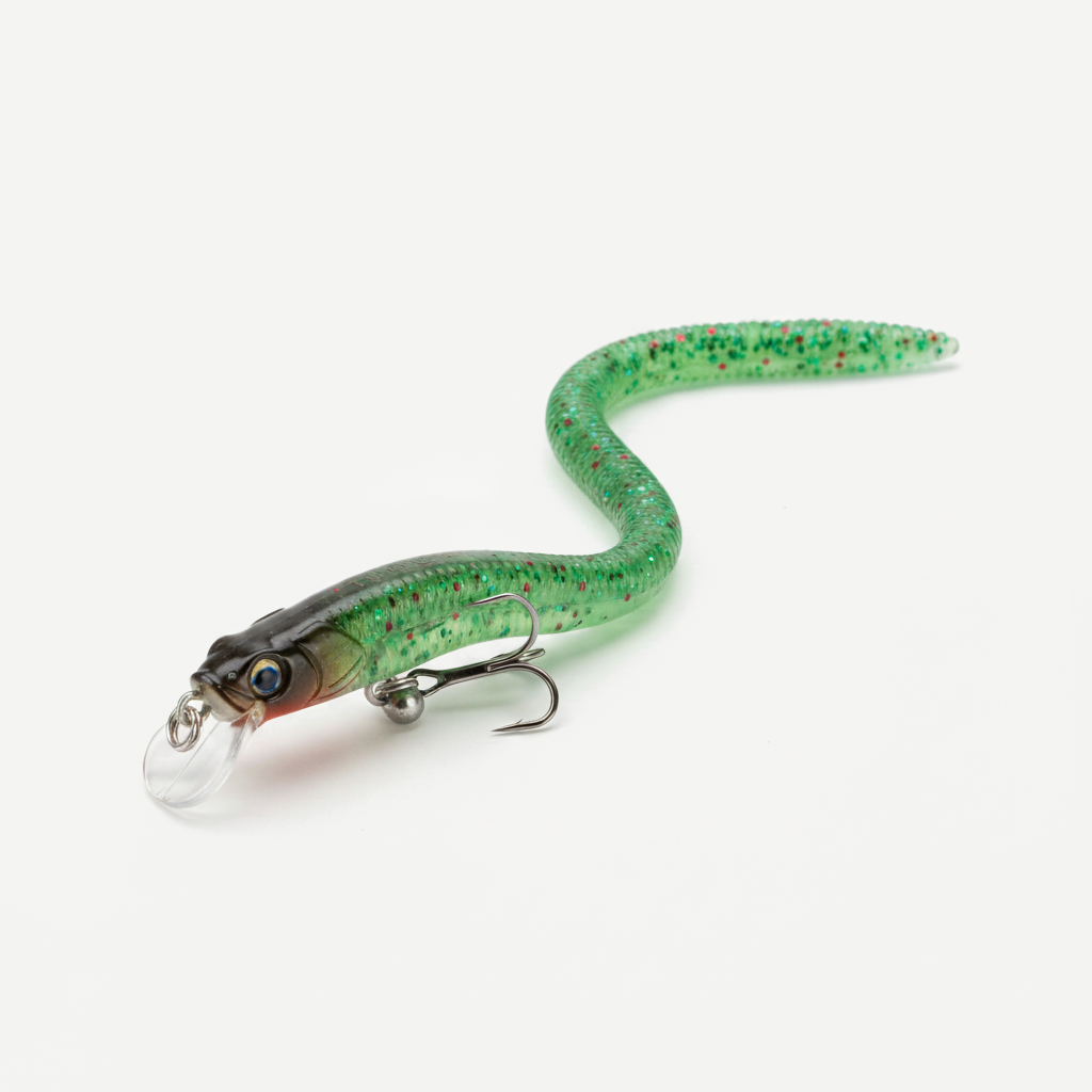 Kingdom Earthworm Soft Plastic Worm for Bass