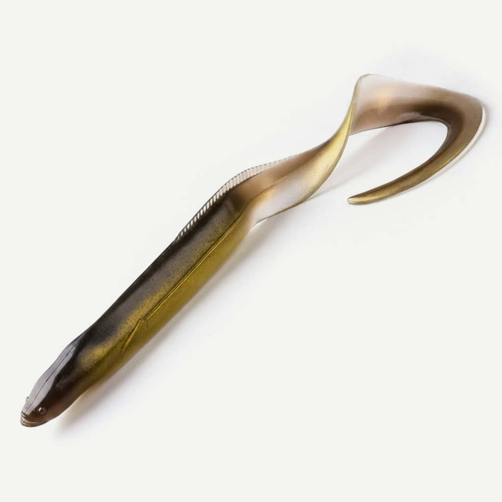 Bearking Eel Soft Swimbait with Curl Tail