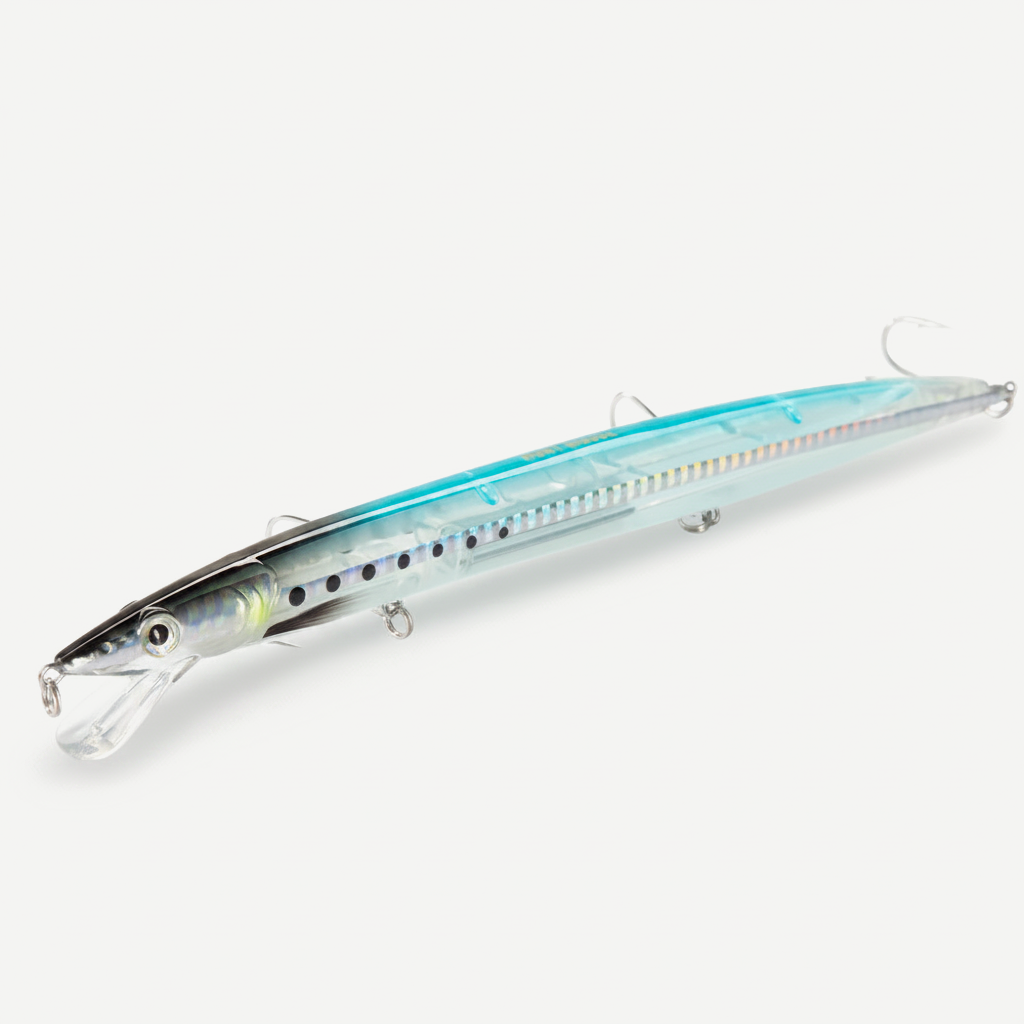 Hunthouse Sandeel Minnow Fishing Lure 143/173/208mm Long Casting Floating Wobblers Jerkbait Fish Tackle For Sea Bass LW4