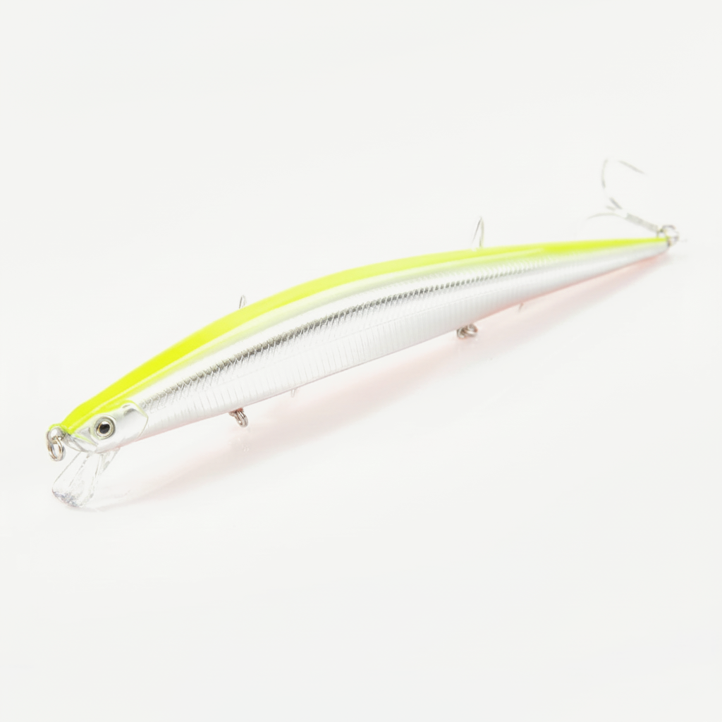 Hunthouse Tide Minnow Flyer Fishing Lure 175mm 31g Long Casting Sinking Hard Bait Pesca Jerkbaits Seabass Pike Tackle