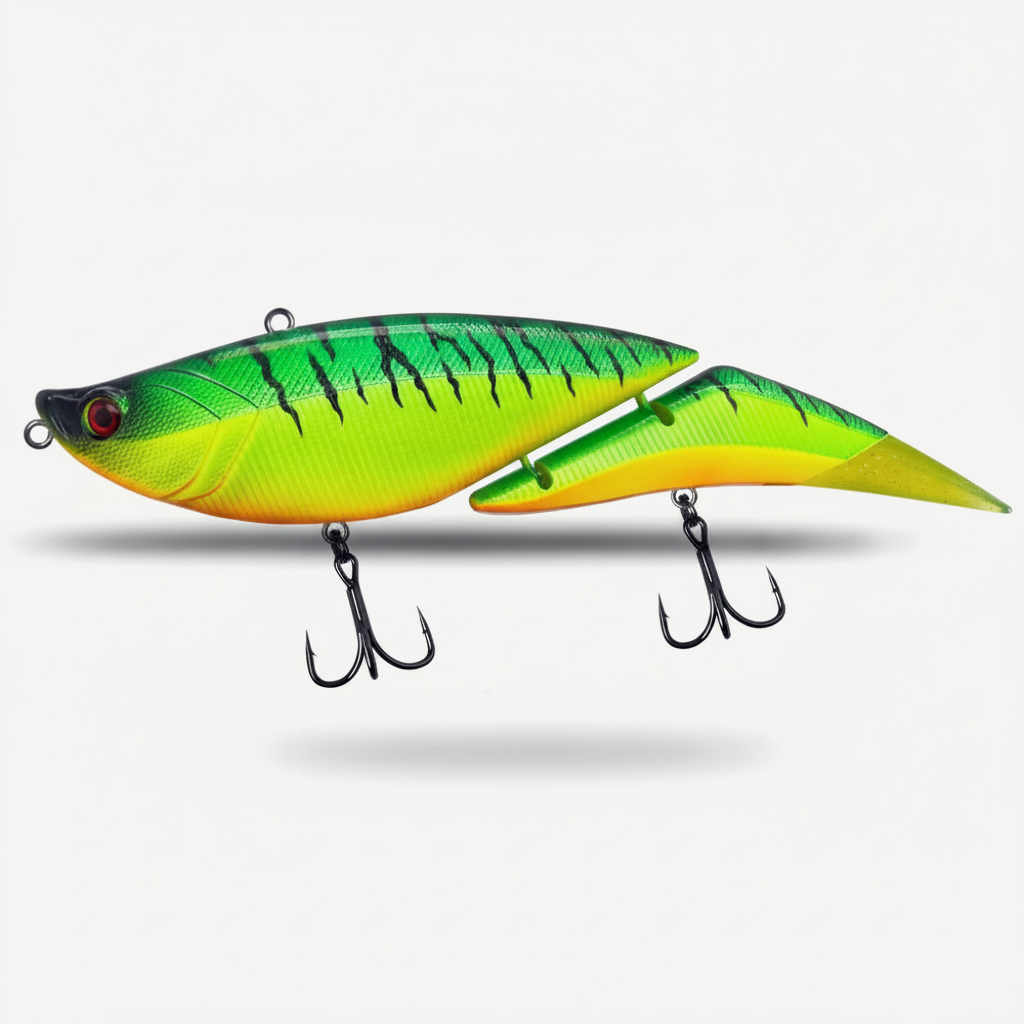 TSUYOKI Swimbait Jointed Lure, Freshwater, Floating Wobbler, Two Tails, Big Giant Fishing Lure, DaVinci 190, 55g, 190mm
