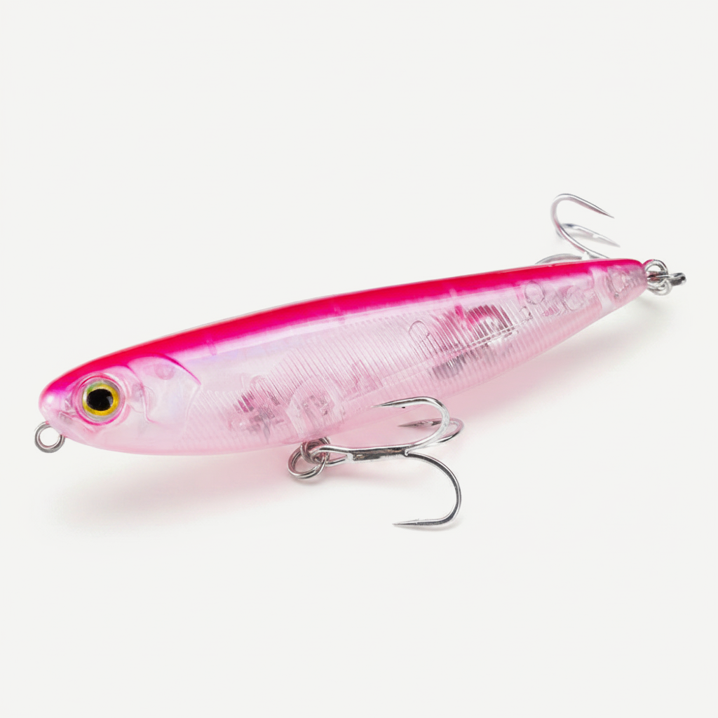 Hunthouse Floating Topwater Pencil Fishing Lure Hard Bait Surface WTD Wobblers Trolling 100/90/60mm Saltwater For Bass T