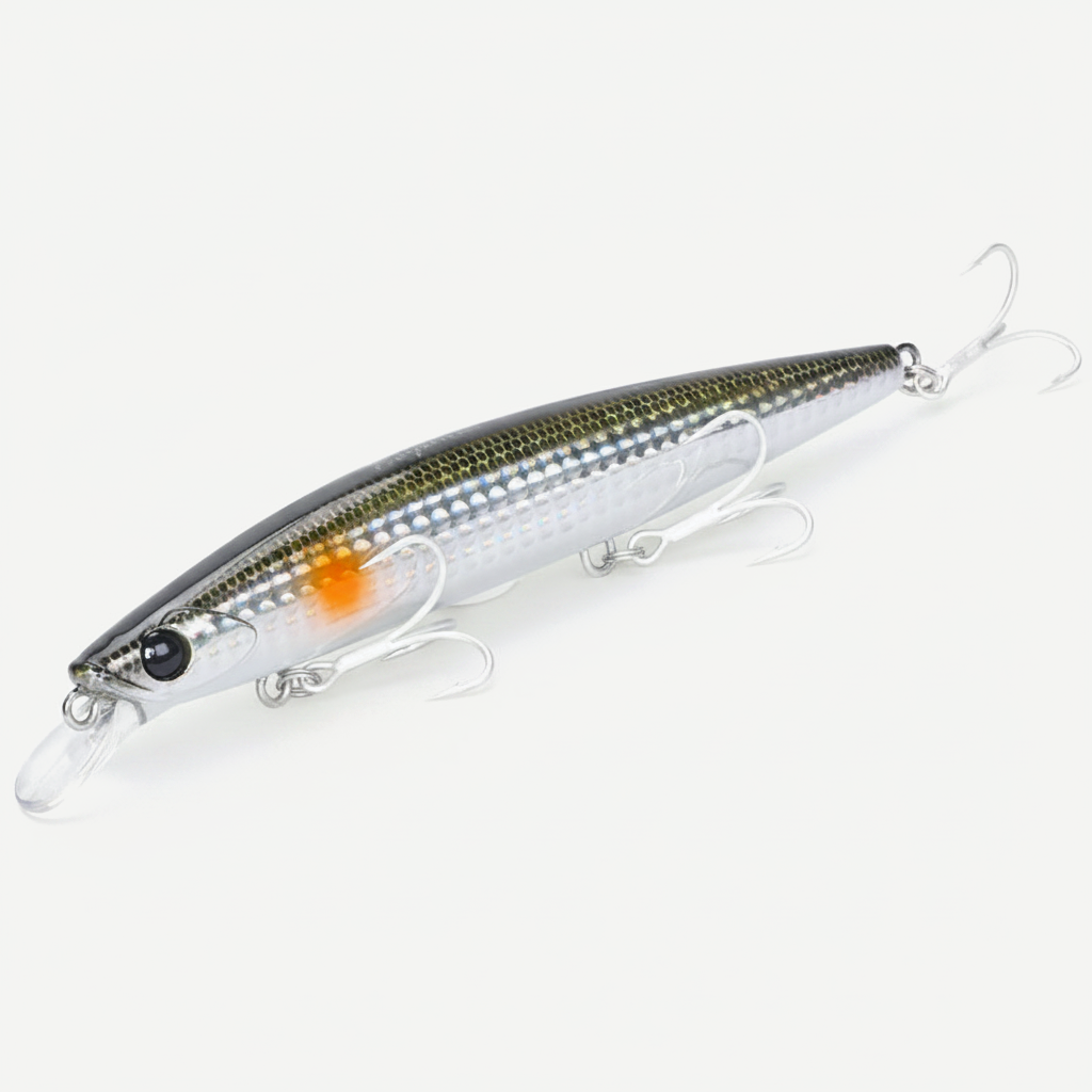 TSURINOYA 135S Fishing Lure Sinking Minnow BAYONET 135mm 26.4g Saltwater Long Casting Professional Lures Seabass Hard Ba