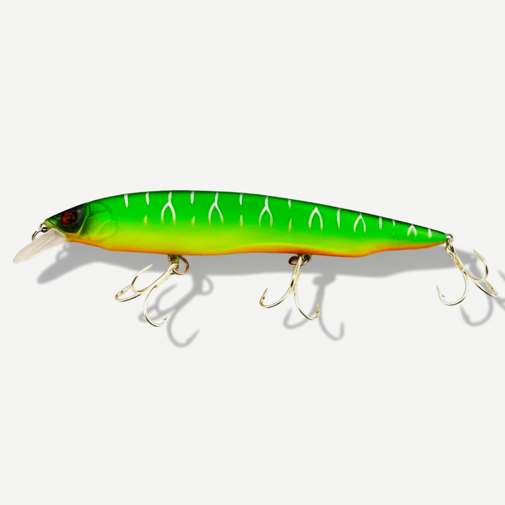 TSUYOKI Barracuda Lures 160mm 30g Minnow Wobbler Kanata 160F Saltwater Minnows Jerkbaits Floating Magabass Kanata Ayu 16