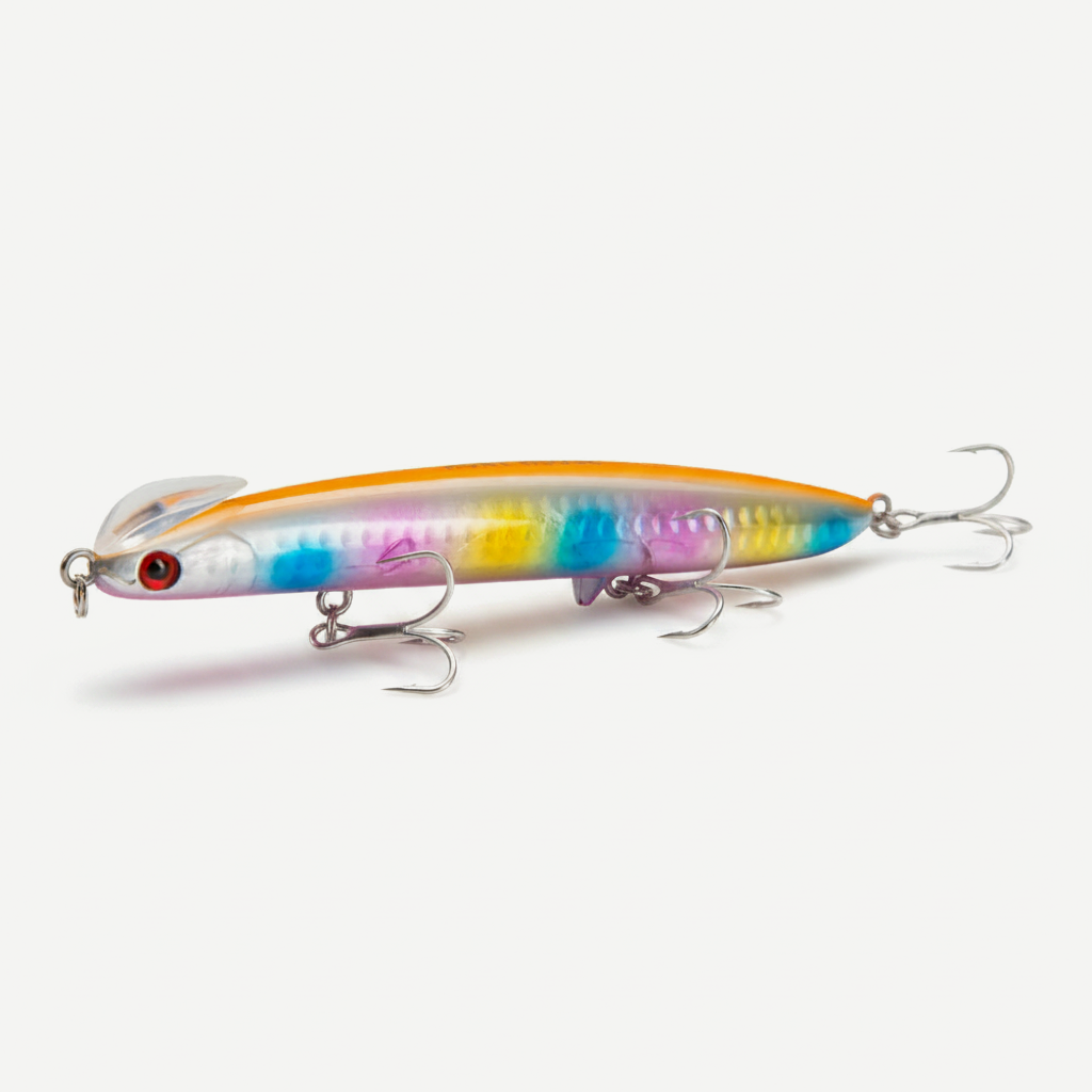 Hunthouse Fishing Frid Pencil Lure Sinking 125mm/38g Saltwater Long Casting Wobblers Stickbait  Jerkbait For Seabass Fla