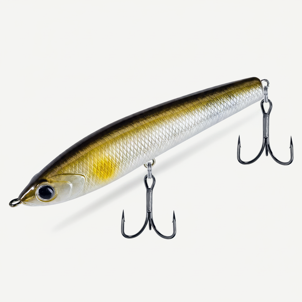 Hunthouse Red Devil Pencil Fishing Lure Topwater Floating Hard Bait 75mm 6g Surface Stickbait Bass Pike Artificial Fish 
