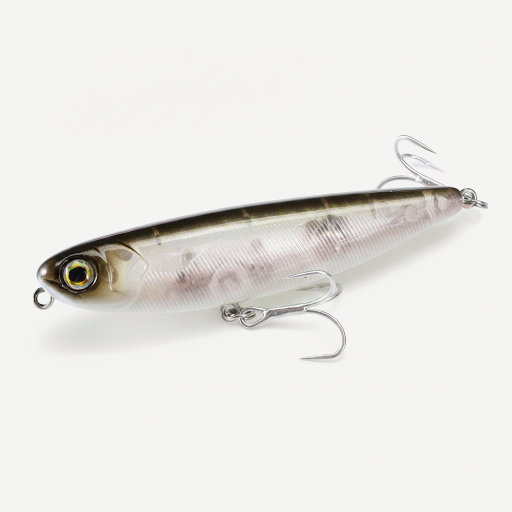 Hunthouse GHOST SNAKE Topwater Pencil Fishing Lure 60/90/100mm 6.4/12.4/18.8g Surface Floating Bait Lure For Seabass LW5