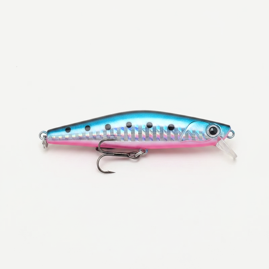 TSUYOKI Sinking Pencil Popper Lure 80mm 18g Japan Fishing Lure Ima Yoichi 80 Stickbait Wobbler for Barracuda SeaBass Blu