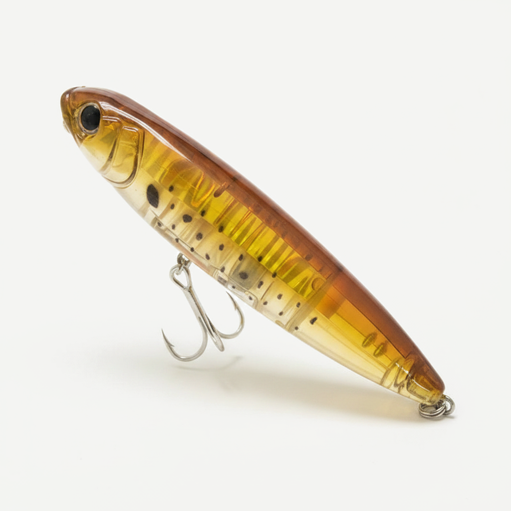 TSUYOKI 3DR Pencil Topwater Lure 100mm 17g Walk The Dog Surface Bait Reflective Flash StickBait For Seabass Yo-zuri Fish