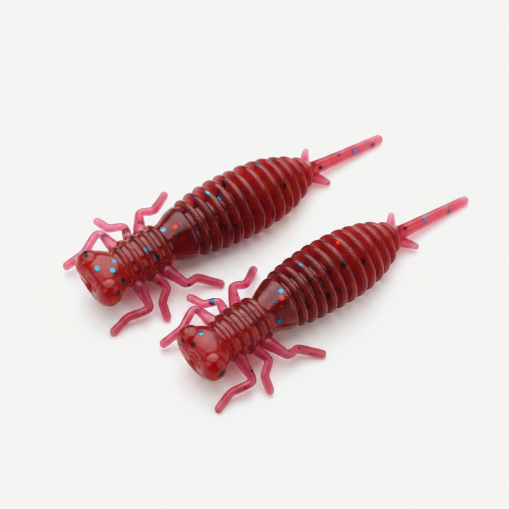 MEREDITH Larva Soft Plastic Bait - Segmented Nymph Lure