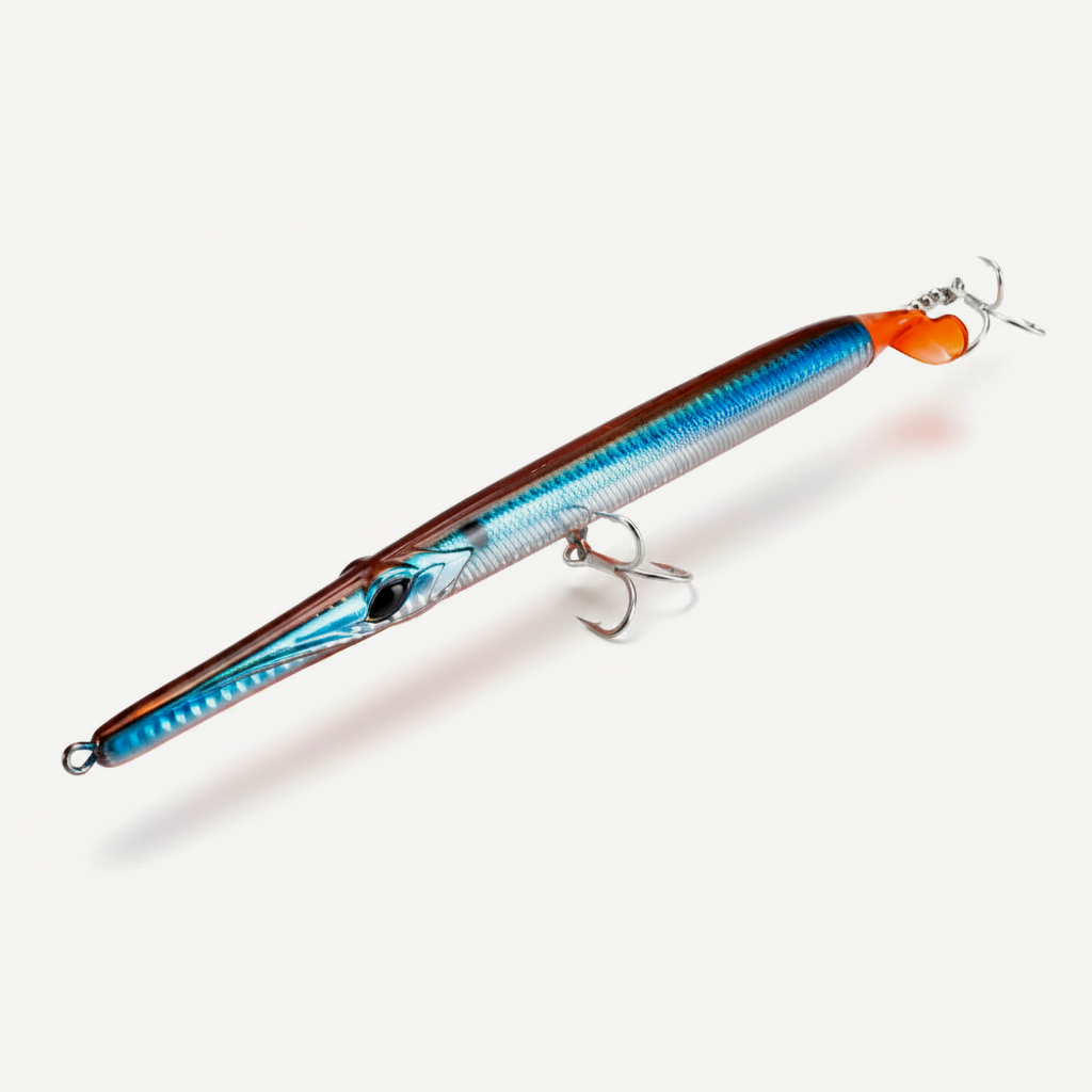 Hunthouse Propeller Needle Lure 225mm/40g Floating Pencil Fishing Baits Surface Aguglia Turbo For bluefish Seabass Tackl