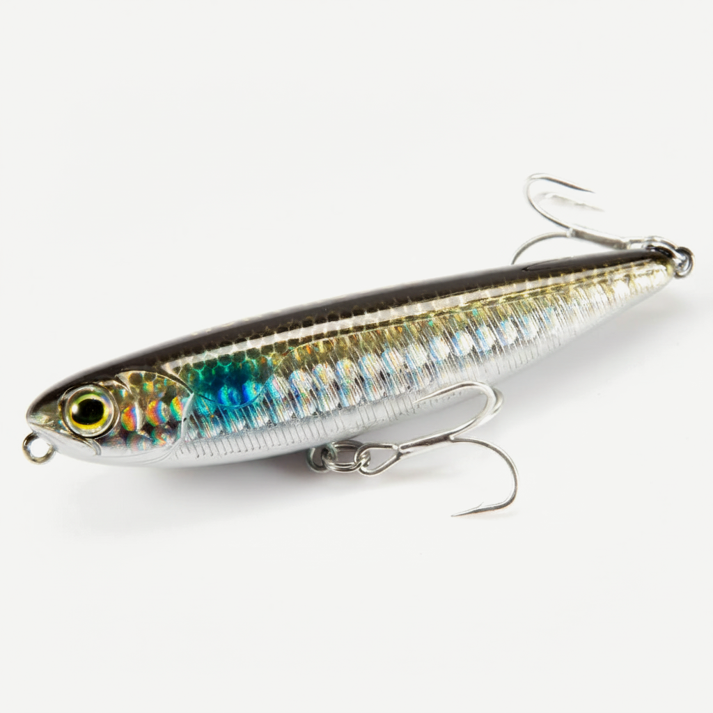 Hunthouse Floating Topwater Pencil Fishing Lure 60mm 90mm 100mm Surface Hard Bait WTD Saltwater For Pike Bass Trout Fish