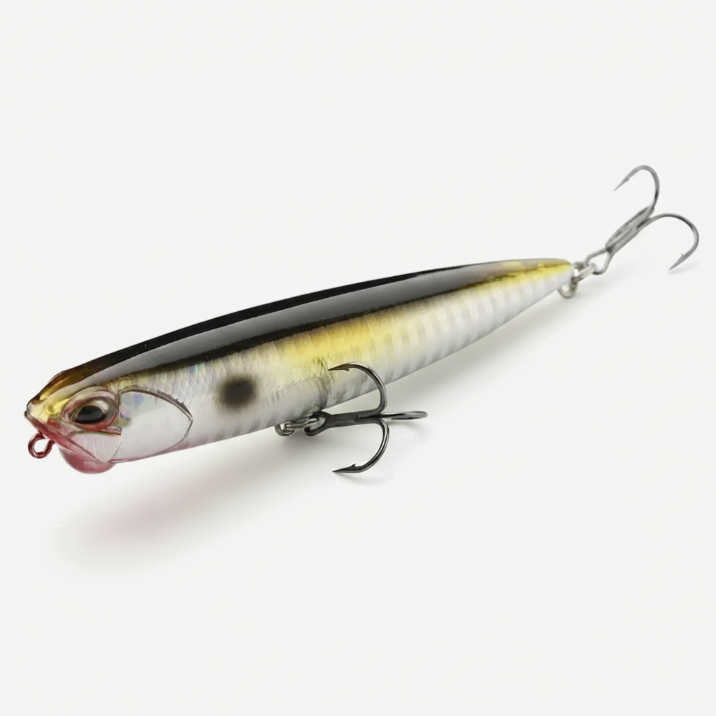 Floating Pencil Topwater Lure 100mm Walk-the-Dog Bass Bait