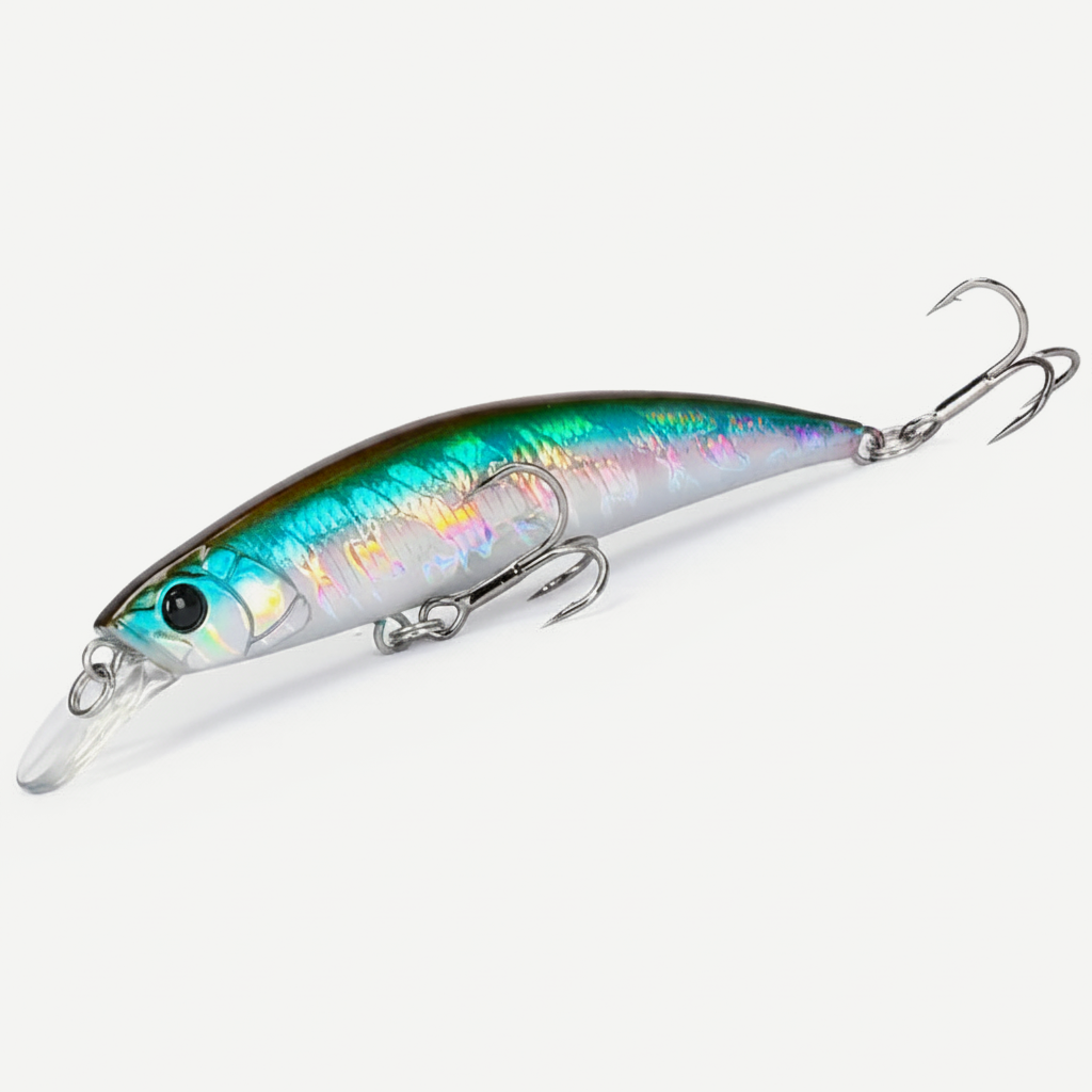 TSURINOYA Sinking Minnow 80S Trout Pike Bass 80mm 12g Hard Bait Jerkbait Freshwater stream Saltwater Wobbler Fishing Lur