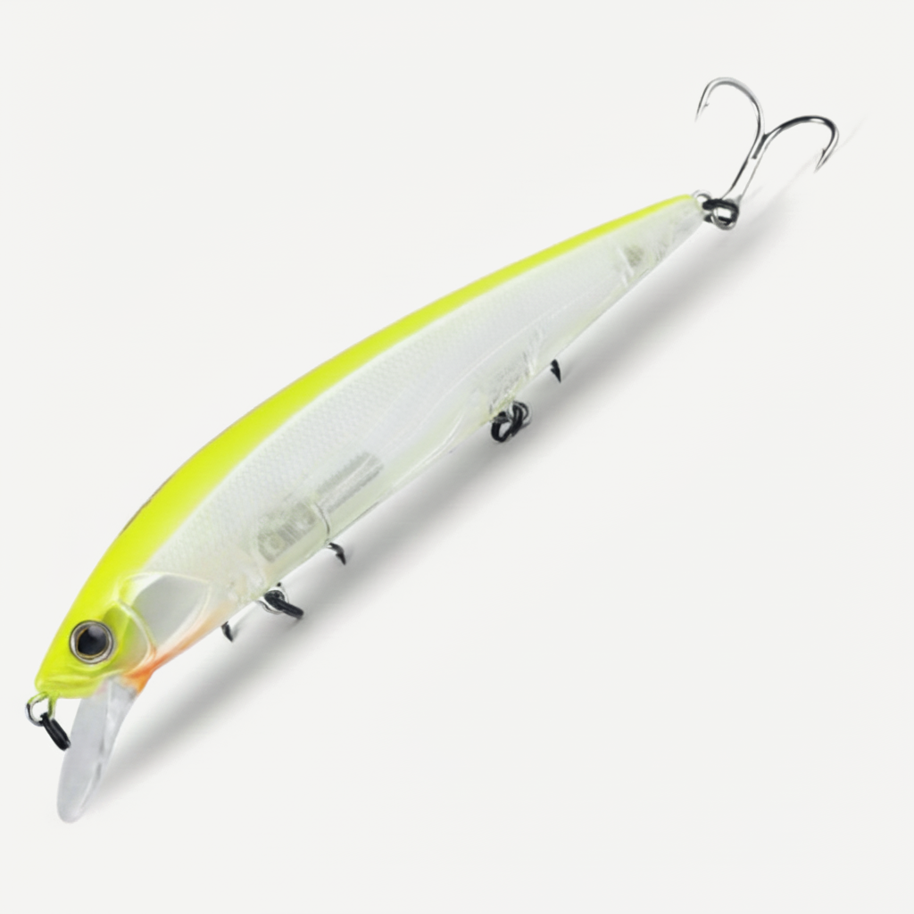 BEARKING 130mm Floating Minnow Crankbait with Tungsten Weight System