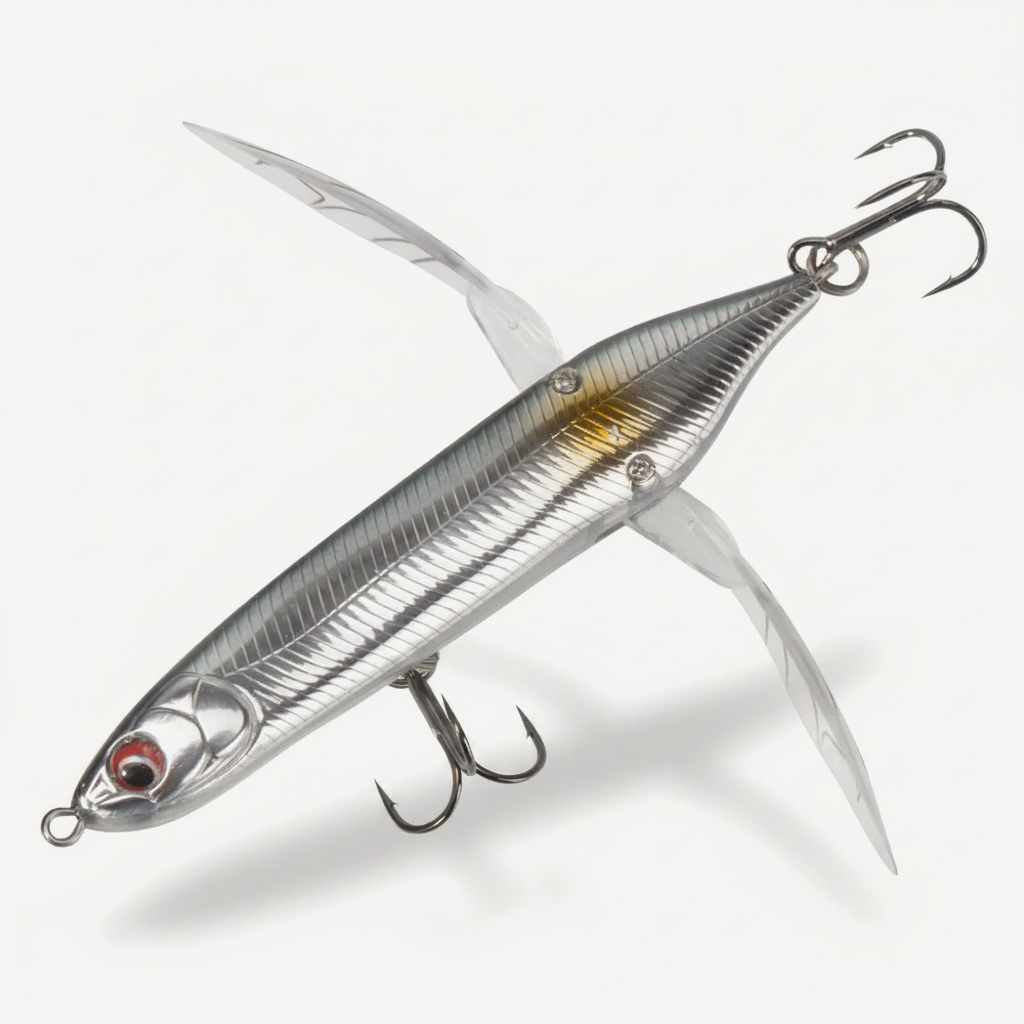 Hunthouse New Dragonfly Crawler Pencil Fishing Lure 80mm 6.5g Surface Popper Floating Topwater Stickbait  Superficial Bu
