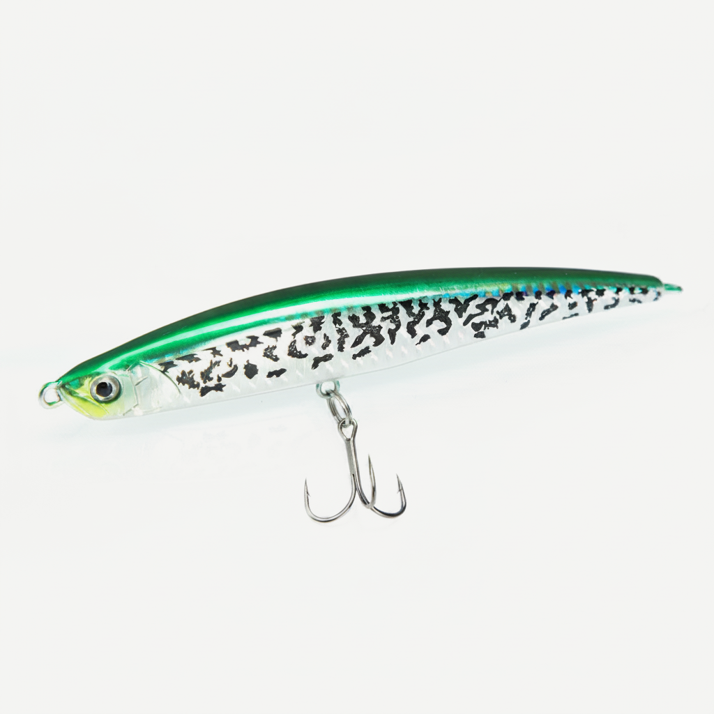 Hunthouse Sinking Pencil Fish Lure 125mm 40g 175mm 50g Saltwater Long Cast Hard Bait Wobbler for Sea Bass Pike Fishing T