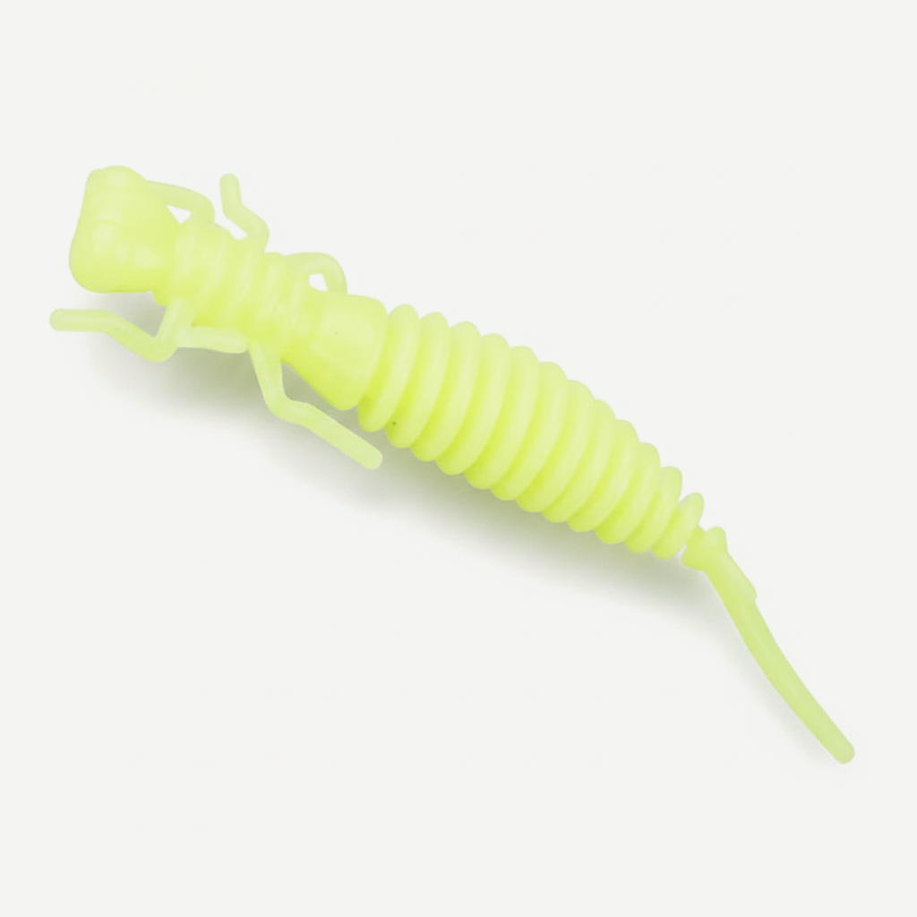MEREDITH Larva Soft Plastic Bait - Segmented Nymph Lure