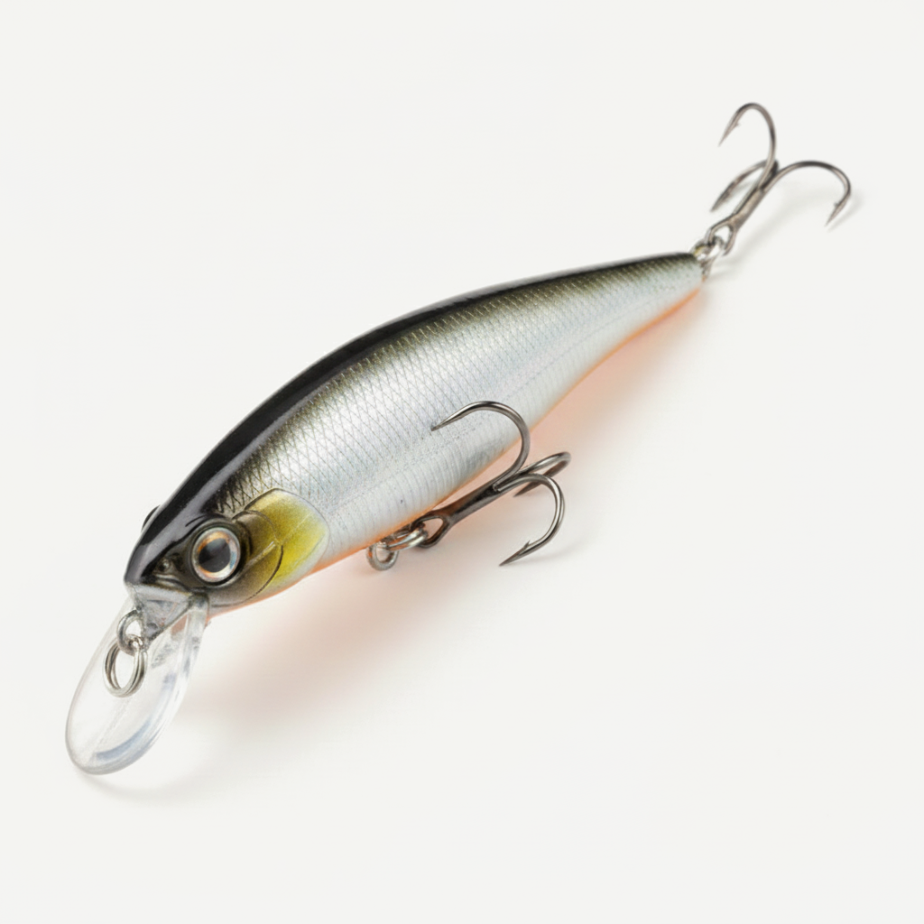 BEARKING 80mm Floating Minnow Jerkbait for Bass and Pike