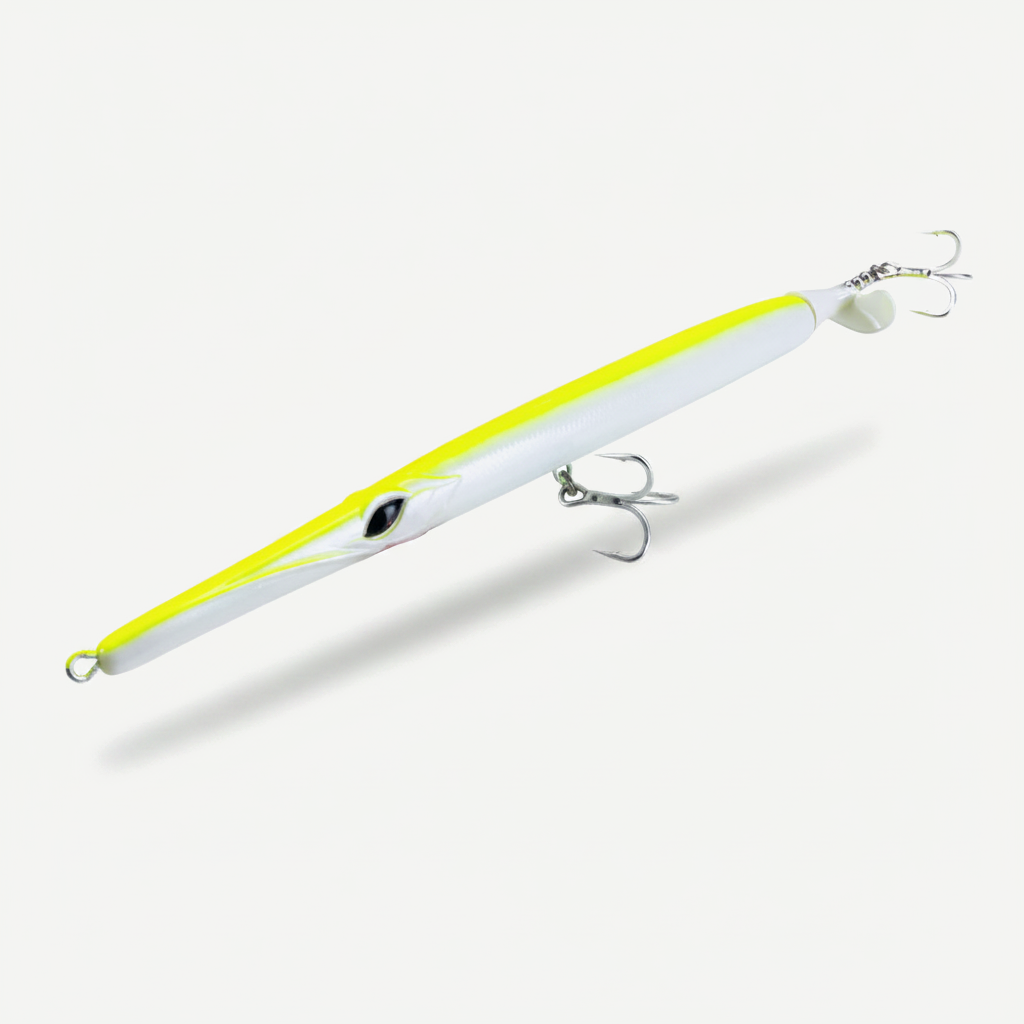 Hunthouse Pencil Fishing Lures 225mm/40g Surface Baits Propeller Needle Floating For Fish Bluefish Seabass Lw550
