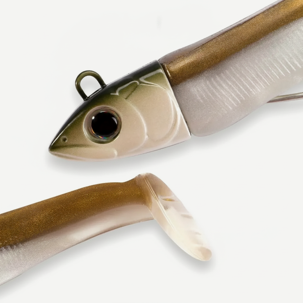 Hunthouse Fishing Barret Minnow Lure 7g/12g/25g/40g/60g/90g/120g JIgging Head Soft Silicone Bait Wobblers For Bass Pike 