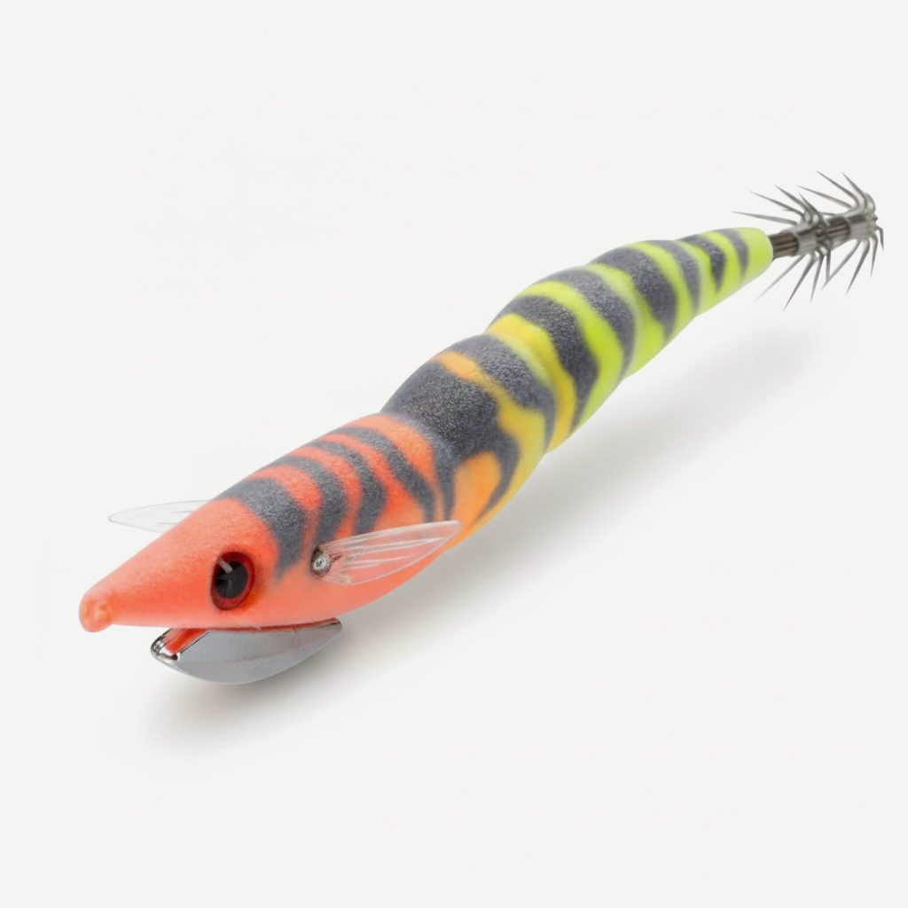Hunthouse Squid Jigging Fishing Lure 110mm 22g Egi Pencil Sinking Hard Bait Luminous Saltwater Octopus Cuttlefish Fish T