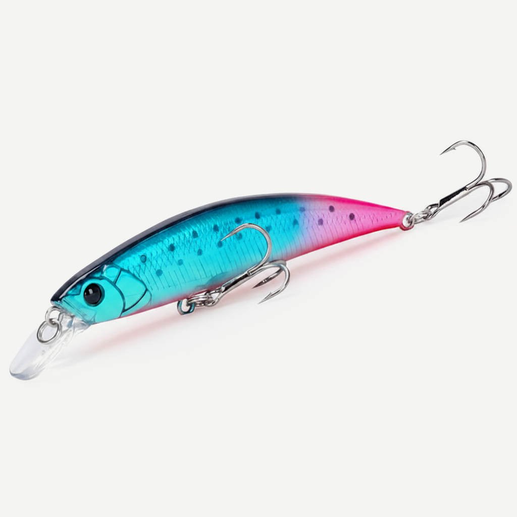 TSURINOYA Fishing Lure Sinking Minnow 80S 12g DW96 8cm Large Rockfish Hard Bait Jerkbait Freshwater stream Saltwater Wob