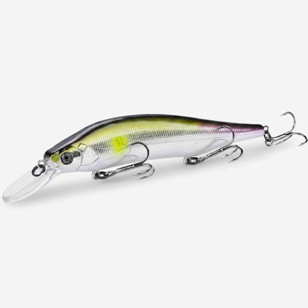 TSURINOYA 115mm 17.2g 115SP  Suspending Minnow  Weight System Fishing Lure AURORA Pike Bass Jerkbait Hard Bait