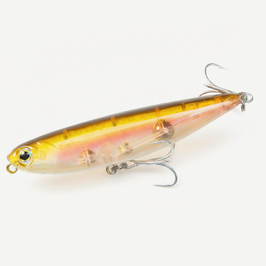 Hunthouse GHOST SNAKE Topwater Pencil Fishing Lure 60/90/100mm 6.4/12.4/18.8g Surface Floating Bait Lure For Seabass LW5