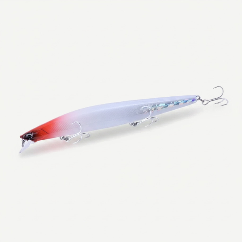 TSUYOKI Sinking Minnow Fishing Lures Black Bass Pike Artificial Tungsten Jerkbait Wobbler Silent Assassin 140S DW92 140m