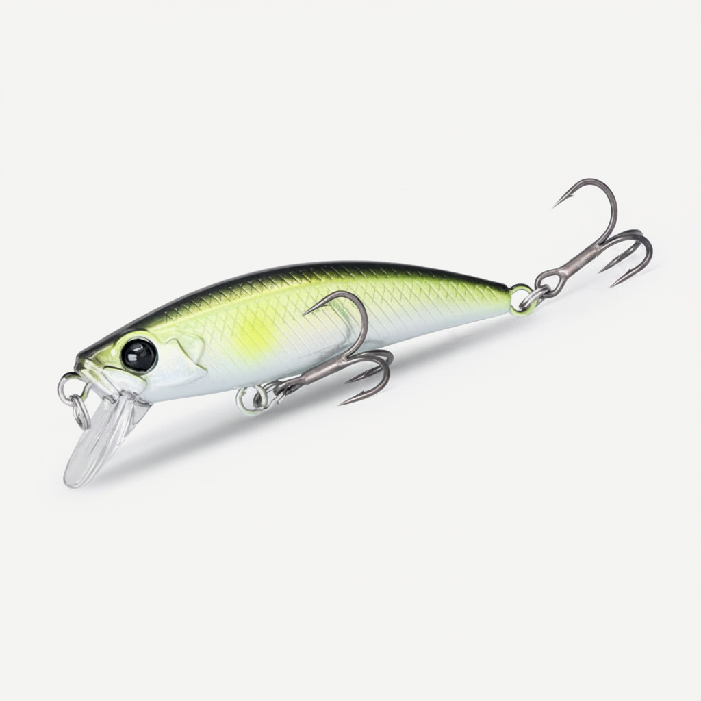 TSURINOYA Intruder 51S Sinking Minnow Stream Fishing Lure 51mm 5.8g Artificial Hard Bait For Trout Ajing Jerkbait River 