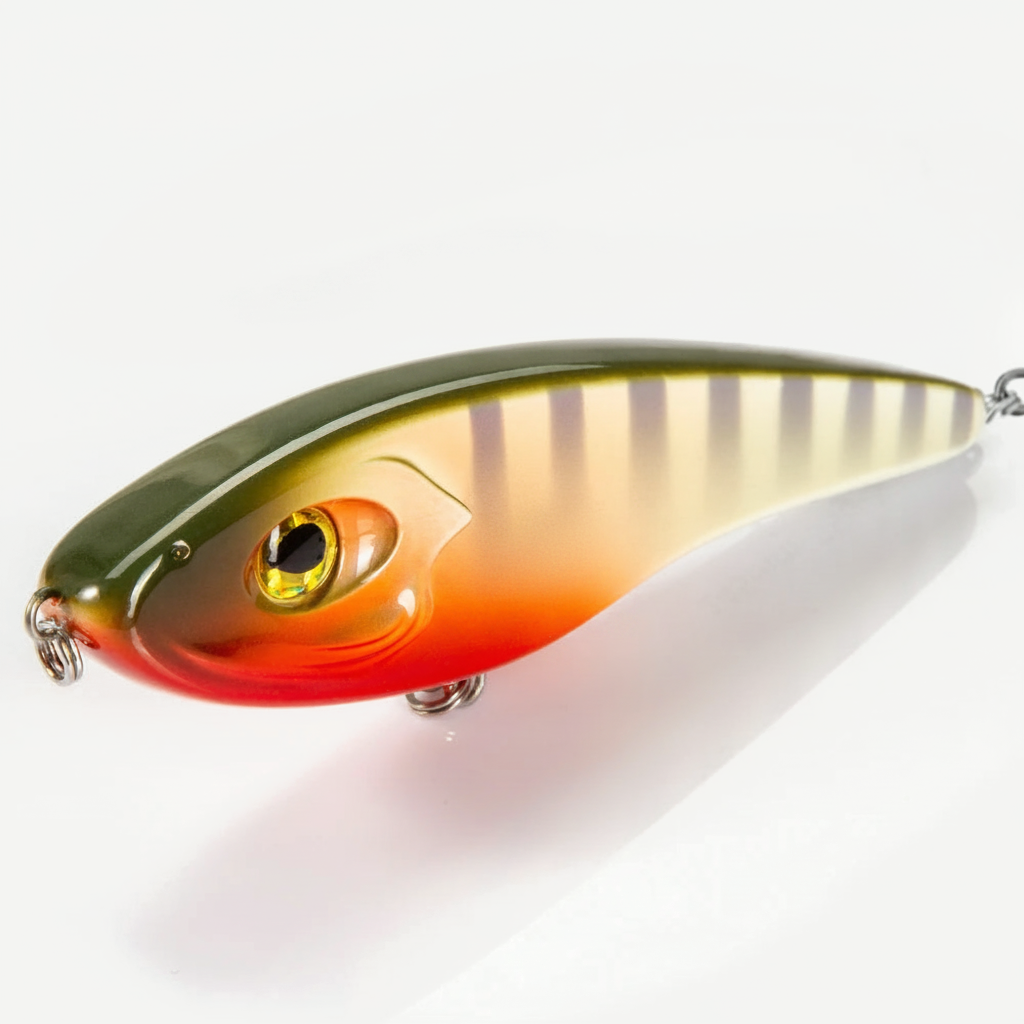 Hunthouse Jerkbait Fishing Lure Loud Sound Pencil Baits Pike Lure Slow Sinking Artificial 115mm145mm Wobblers Pesca Leur