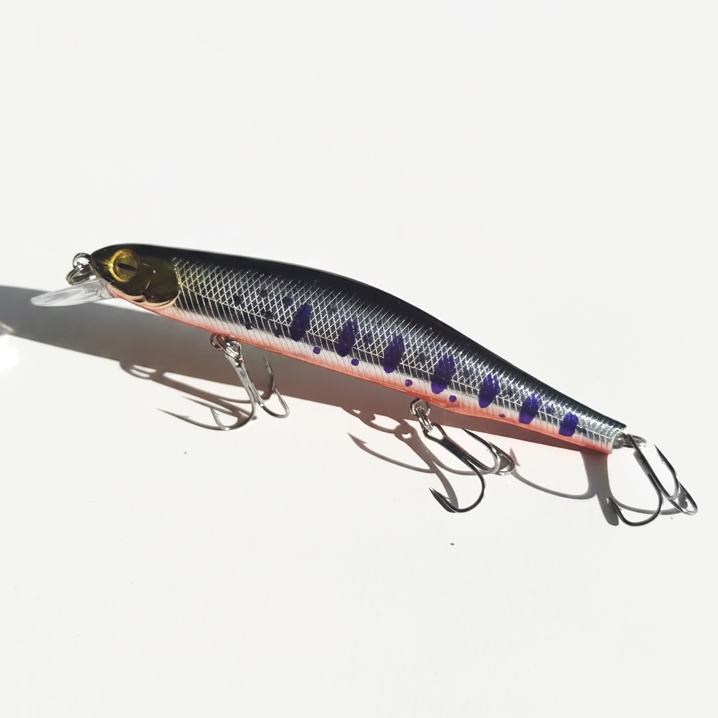 TSUYOKI Minnow Wobblers Watson 110mm 17g Magnet Weight System Long Cast Fishing Lure, Dive 0.8-1.2m Jerkbaits, ZipBait O