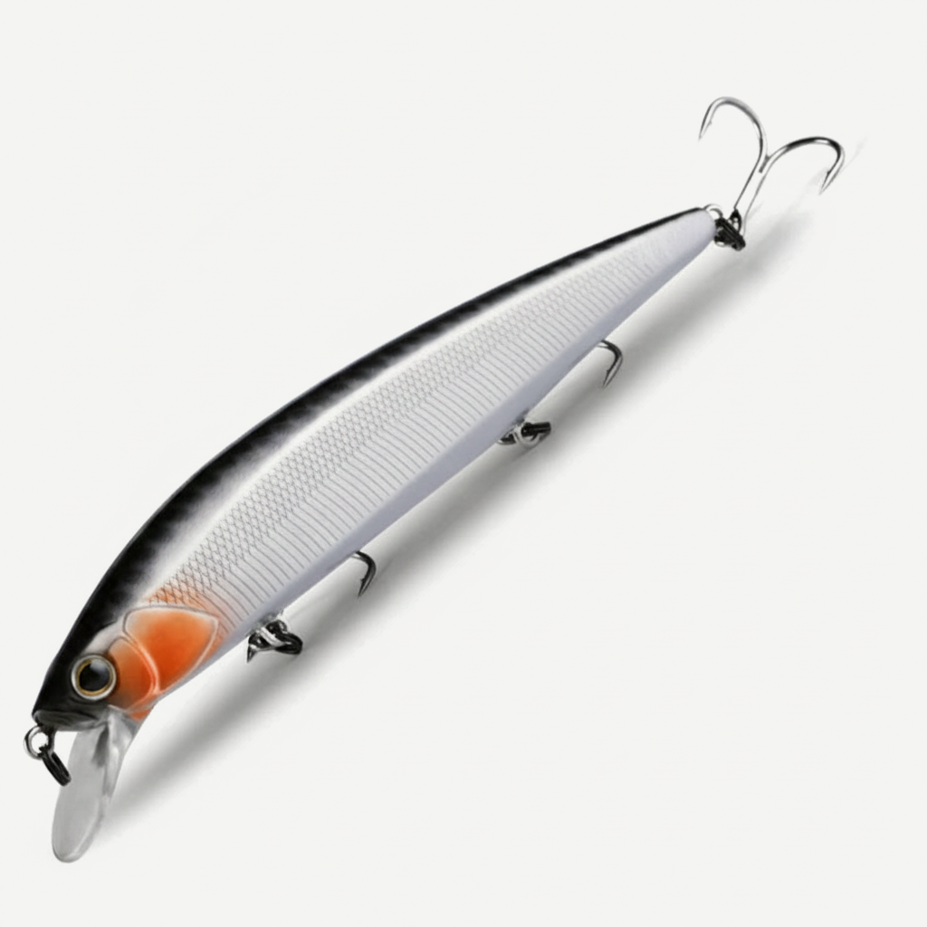 BEARKING 130mm Floating Minnow Crankbait with Tungsten Weight System